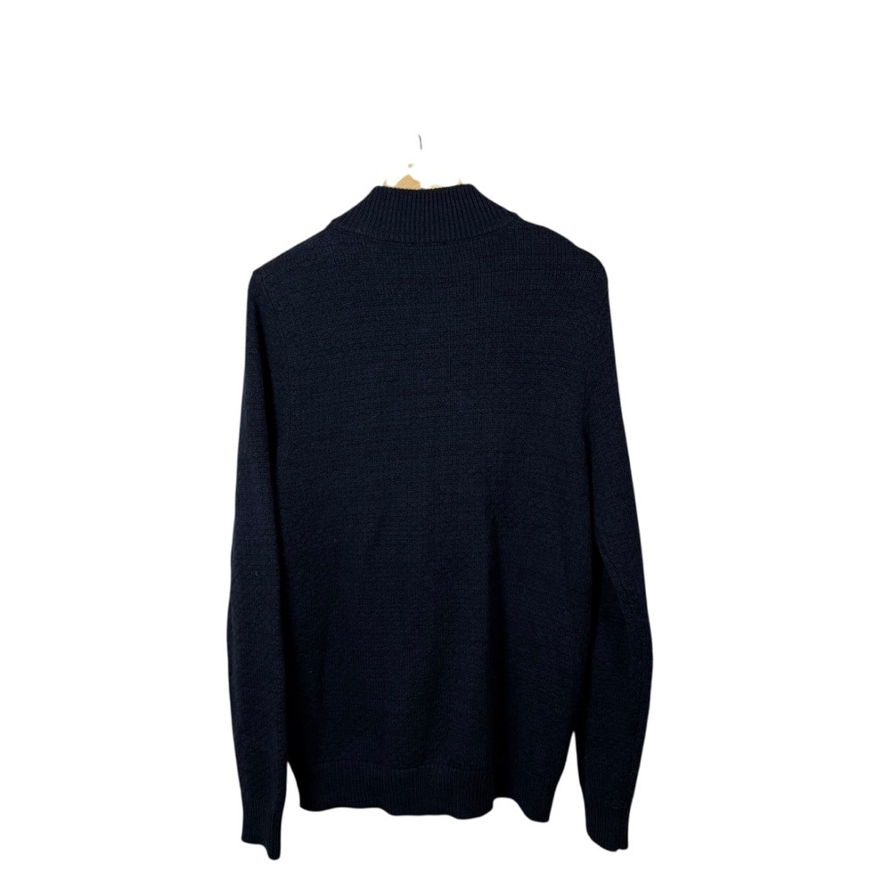 Rails Men’s Full Zip Wool Blend Knit Sweater in Navy Blue Size L - Picture 8 of 10